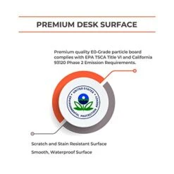 SOFSYS Snack Side Table 437, Oak/Black -Safavieh Furnitue Shop 41L7J7lEMBL