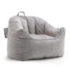Big Joe Hug Bean Bag Chair, Gray Hyde, 3ft