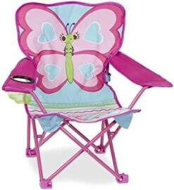 Melissa & Doug Cutie Pie Butterfly Camp Chair (Frustration-Free Packaging) , Pink -Safavieh Furnitue Shop 41MBLBa3sZL. AC