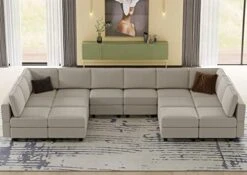 Belffin Modular Large Sectional Sofa With Storage Seat Oversized U Shaped Couch With Reversible Chaise Modular Sofa Set With Ottoman Velvet Green 14 Belffin Modular Large Sectional Sofa With Storage Seat Oversized U Shaped Couch With Reversible Chaise Modular Sofa Set With Ottoman Velvet Green -Safavieh Furnitue Shop 41Me0lsFI5L. AC