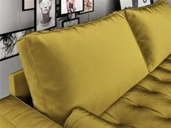 Container Furniture Direct S5459 Mid Century Modern Velvet Upholstered Tufted Living Room Sofa, 69.68" Goldenrod 16 Container Furniture Direct S5459 Mid Century Modern Velvet Upholstered Tufted Living Room Sofa, 69.68" Goldenrod -Safavieh Furnitue Shop 41N9CczjnoL