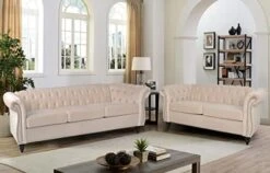 RARZOE 3 Pieces Of Living Room Furniture Sofa Sets, Modern Velvet Chesterfield Sofa&Chesterfield Club Chair&Chesterfield Loveseat Sofas Set With Nailhead Trim Scroll Arms For Living Room(Grey) 22 RARZOE 3 Pieces Of Living Room Furniture Sofa Sets, Modern Velvet Chesterfield Sofa&Chesterfield Club Chair&Chesterfield Loveseat Sofas Set With Nailhead Trim Scroll Arms For Living Room(Grey) -Safavieh Furnitue Shop 41NjRGZDwTL. AC