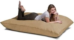 Jaxx Pillow Saxx 5.5-Foot - Huge Bean Bag Floor Pillow And Lounger, Charcoal -Safavieh Furnitue Shop 41NlwF3uDL. AC