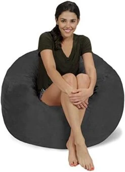 Chill Sack Bean Bag Chair: -Safavieh Furnitue Shop 41O0STc2ENL. AC