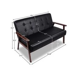 JIASTING Mid-Century Retro Modern Living Room Sofa Set With Loveseat And Seating Sofa Chair, Couch And Lounge Chairs -Safavieh Furnitue Shop 41OqzHPdT6L 1