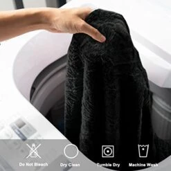 LapEasy Giant Bean Bag Chair Cover(Cover Only,No Filler),Oversized Round Soft Fluffy PV Velvet Washable Lazy Sofa Bean Bag Bed Cover For Adults, Living Room Bedroom Furniture Outside Cover(Drak Grey) -Safavieh Furnitue Shop 41OrfT8jdtL