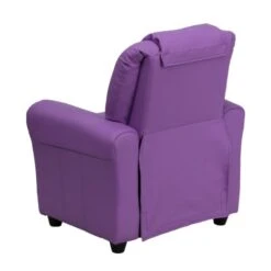 Flash Furniture Vana Contemporary Lavender Vinyl Kids Recliner With Cup Holder And Headrest -Safavieh Furnitue Shop 41OyrwoJCJL