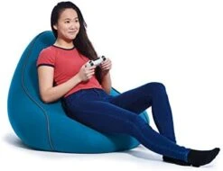 Yogibo Lounger Bean Bag For Adults, Teens, Personal Sized, Single Beanbag Lounge Chair With Raised Back For Gaming, Reading, And Relaxing, Removable, Washable Cover, Dark Gray -Safavieh Furnitue Shop 41PFKWg6kDL. AC