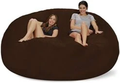 Chill Sack Bean Bag Chair Cover, 8-feet, Microsuede - Purple -Safavieh Furnitue Shop 41PNJRk9quL. AC