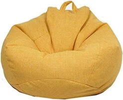 WAQIA Stuffed Animal Storage Bean Bag Chair Cover (No Filler) - Stuffable Zipper Beanbag Cover-Cotton Linen Memory Foam Beanbag Replacement Cover For Adults And Kids Without Filling -Safavieh Furnitue Shop 41PPn7MMJpL. AC