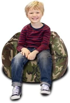 CALA Stuffed Animal Storage Bean Bag Chair-Cover Only- Extra Large 38" Kids Soft Toy Storage - 100% Cotton Canvas Bean Bag Chair(Camouflage) 19 CALA Stuffed Animal Storage Bean Bag Chair-Cover Only- Extra Large 38" Kids Soft Toy Storage - 100% Cotton Canvas Bean Bag Chair(Camouflage) -Safavieh Furnitue Shop 41QrY3aIblL. AC
