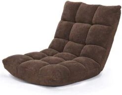 Casart Floor Chair Lounger Folding Gaming Sofa Chaise Lounge With 14 Adjustable Position,Steel Frame,Sponge Padded Sleeper Bed Couch Recliner(Pink) -Safavieh Furnitue Shop 41R0r7U7dDL. AC