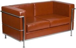 Flash Furniture Hercules Regal Series Contemporary Gray LeatherSoft Chair With Encasing Frame -Safavieh Furnitue Shop 41R5t1ogYjL. AC