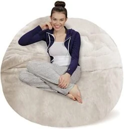 Sofa Sack - Plush Ultra Soft Bean Bags Chairs For Kids, Teens, Adults - Memory Foam Beanless Bag Chair With Microsuede Cover - Foam Filled Furniture For Dorm Room - Charcoal 5' (AMZBB-5SK-CS03) 22 Sofa Sack - Plush Ultra Soft Bean Bags Chairs For Kids, Teens, Adults - Memory Foam Beanless Bag Chair With Microsuede Cover - Foam Filled Furniture For Dorm Room - Charcoal 5' (AMZBB-5SK-CS03) -Safavieh Furnitue Shop 41RVj0Gy4bL. AC