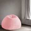 Mollismoons Pink Fur Bean Bag Supper Soft Bean Bag For Home Bean Bags Pink Color Bean Bag Chair Luxury Bean Bags (XXL For Teenager, Without Beans Covers Only)