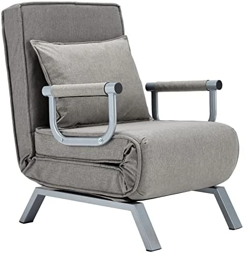 Haddockway Single Person Sofa Bed Sleeper Chair Convertible Chaise Lounge Couch,Folding Sofa Arm Chair With Pillow&5 Position Adjustable Backrest,Upholstered Lazy Bed Leisure Recliner For Home Office 7 Haddockway Single Person Sofa Bed Sleeper Chair Convertible Chaise Lounge Couch,Folding Sofa Arm Chair With Pillow&5 Position Adjustable Backrest,Upholstered Lazy Bed Leisure Recliner For Home Office - Image 7