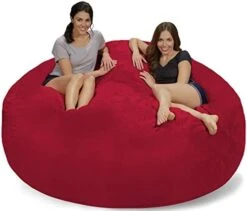 Chill Sack Bean Bags Large Bean Bag, 7-Feet, Charcoal Micro Suede -Safavieh Furnitue Shop 41Tc5O7hUYL. AC