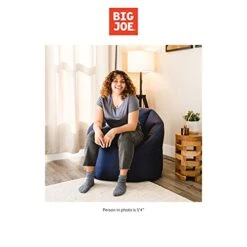 Big Joe Milano Bean Bag Chair, Navy Smartmax, 2.5ft -Safavieh Furnitue Shop 41U4Lks5YsS