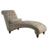 Lexicon Lambart Chaise Lounge, Brown (Bronze Nailheads)