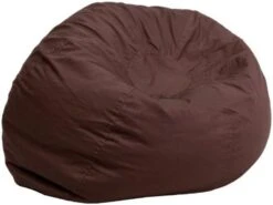 Flash Furniture Duncan Oversized White Furry Bean Bag Chair For Kids And Adults -Safavieh Furnitue Shop 41UclWHxX1L. AC