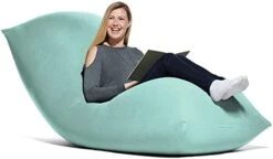 Yogibo Max 6-Foot Beanbag Chair, Bean Bag Couch With A Washable Outer Cover, Customer Favorite Cozy Sofa For Gaming, Reading, And Relaxing, Filled With Soft Micro-Beads, Dark Gray -Safavieh Furnitue Shop 41W1Wuw 42L. AC