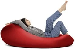 Jaxx Nimbus Spandex Bean Bag Chair For Adults-Furniture For Rec, Family Rooms And More, Large, Navy -Safavieh Furnitue Shop 41WUNrtpInS. AC