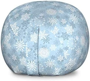 Lunarable Mermaid Scale Storage Toy Bag Chair, Continuous Japanese Circular Pattern Overlap Rounds In Aqua Color Palette, Stuffed Animal Organizer Washable Bag, Small Size, Blue Purple 14 Lunarable Mermaid Scale Storage Toy Bag Chair, Continuous Japanese Circular Pattern Overlap Rounds In Aqua Color Palette, Stuffed Animal Organizer Washable Bag, Small Size, Blue Purple - Image 14