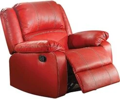 Elountik Modern Zuriel Motion Reclining Loveseat With Tight Back & Seat Cushion,Tight Pillow Top Arm, Recliner Loveseat With Motion Reclining Mechanism For Living Room (Black PU, Reclining Loveseat) -Safavieh Furnitue Shop 41a6XOJn SL. AC