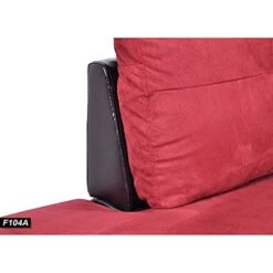 A Ainehome L Shape Sectional Sofa 104" Wide Living Room Furniture Set Microfiber Couch 3-Seat Sofa With Chaise Lounge And Storage Ottoman For Home Decor Apartment Office (Left Hand Facing, Red) -Safavieh Furnitue Shop 41aJqnSZRpL