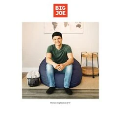 Big Joe Fuf Medium Foam Filled Bean Bag Chair With Removable Cover, Cobalt Lenox, 3ft Big 18 Big Joe Fuf Medium Foam Filled Bean Bag Chair With Removable Cover, Cobalt Lenox, 3ft Big -Safavieh Furnitue Shop 41aouWnxUpL