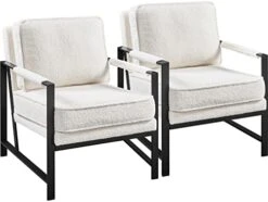 Yaheetech PU Leather Armchairs, Retro Leisure Accent Chair With Extra Soft Padded And Cushion, 105 Degree Slant Back, Modern Reading Arm Chair For Living Room/Office/Bedroom/Study, 2pcs, Light Brown 15 Yaheetech PU Leather Armchairs, Retro Leisure Accent Chair With Extra Soft Padded And Cushion, 105 Degree Slant Back, Modern Reading Arm Chair For Living Room/Office/Bedroom/Study, 2pcs, Light Brown -Safavieh Furnitue Shop 41bQTvCUpEL. AC