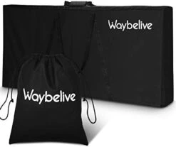 Waybelive 2 Pieces Bean Bag Game Carrying Bag, Canvas Cornhole Carrying Case With Cornhole Bean Bag Tote Carry Case, Weatherproof Bags, Black -Safavieh Furnitue Shop 41cO6hZPrVL. AC