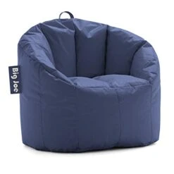 Big Joe Milano Bean Bag Chair, Navy Smartmax, 2.5ft