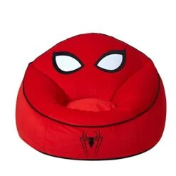 Idea Nuova Marvel Spider-Man Micromink Bean Bag Chair, Large