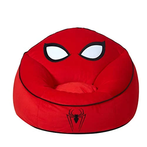 Idea Nuova Marvel Spider-Man Micromink Bean Bag Chair, Large 1 Idea Nuova Marvel Spider-Man Micromink Bean Bag Chair, Large