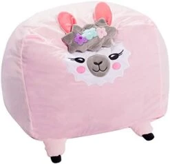 Posh Creations Large Bean Bag Soft Cozy Animal Chair For Bedrooms, Kids Lounger, Large-24 Inch, Chevron Green And White (sdfds) -Safavieh Furnitue Shop 41d4DLQktdL. AC