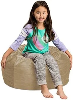 Sofa Sack - Plush, Ultra Soft Kids Bean Bag Chair - Memory Foam Bean Bag Chair With Microsuede Cover - Stuffed Foam Filled Furniture And Accessories For Kids Room - 2' Royal Blue -Safavieh Furnitue Shop 41dm1tixX4L. AC