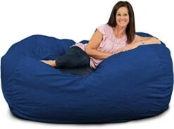 ULTIMATE SACK Lounger Bean Bag Chair: Giant Foam-Filled Furniture - Machine Washable Covers, Double Stitched Seams, Durable Inner Liner, And 100% Virgin Foam. Corner Chair. (Pink, Fur) -Safavieh Furnitue Shop 41gVOg4oFpL. AC