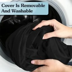 Yogibo Max 6-Foot Beanbag Chair, Bean Bag Couch With A Washable Outer Cover, Customer Favorite Cozy Sofa For Gaming, Reading, And Relaxing, Filled With Soft Micro-Beads, Dark Gray -Safavieh Furnitue Shop 41gm7Bv9dFL