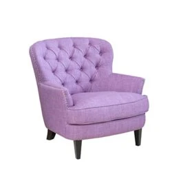 Christopher Knight Home Tafton Fabric Club Chair, Light Purple