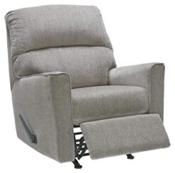 Signature Design By Ashley Altari Modern Nursery Manual Rocker Recliner, Light Gray -Safavieh Furnitue Shop 41hGxiPfbHL