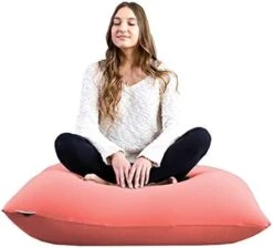 Yogibo Mini Bean Bag, Small Beanbag Chair For Kids, Teens And Adults, Great For Meditation And Sitting, Fibead Filling Conforms To Body, Washable, Removable Cover, Light Grey -Safavieh Furnitue Shop 41huC3pQb1L. AC