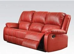 Elountik Modern Zuriel Motion Reclining Loveseat With Tight Back & Seat Cushion,Tight Pillow Top Arm, Recliner Loveseat With Motion Reclining Mechanism For Living Room (Black PU, Reclining Loveseat) -Safavieh Furnitue Shop 41iE0Nq98pL. AC