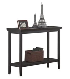 Convenience Concepts Ledgewood Console Shelf Table, Black -Safavieh Furnitue Shop 41jbqb3ig2L