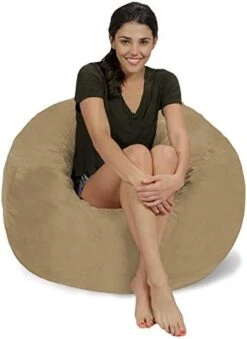 Chill Sack Bean Bag Chair: -Safavieh Furnitue Shop 41kuX5K9wFL. AC