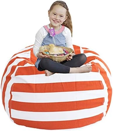 CALA Stuffed Animal Storage Bean Bag Chair-Cover Only- Extra Large 38" Kids Soft Toy Storage - 100% Cotton Canvas Bean Bag Chair(Camouflage) 6 CALA Stuffed Animal Storage Bean Bag Chair-Cover Only- Extra Large 38" Kids Soft Toy Storage - 100% Cotton Canvas Bean Bag Chair(Camouflage) - Image 6