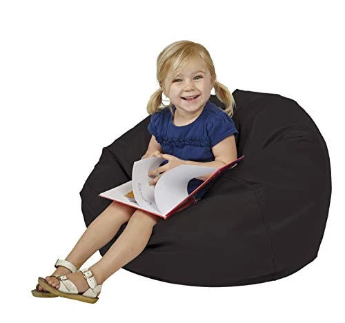Factory Direct Partners 10478-NV SoftScape Classic 35" Junior Bean Bag Chair, Furniture For Kids, Libraries Or Home - Navy 9 Factory Direct Partners 10478-NV SoftScape Classic 35" Junior Bean Bag Chair, Furniture For Kids, Libraries Or Home - Navy - Image 9