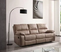 Betsy Furniture Microfiber Reclining Sofa Couch Set Living Room Set 8007 (Grey, Sofa+Loveseat) -Safavieh Furnitue Shop 41o6ovHw1ZL. AC