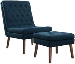 Modway Modify Tufted Modern Lounge Accent Chair And Ottoman Set In Beige -Safavieh Furnitue Shop 41oo0AuMzL. AC