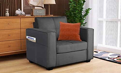 TYBOATLE Modern Living Room Sectional Sofa Sets 2 Piece, 65” W Tufted Mid-Century Loveseat Couch W/ 2 USB Charging Ports And Comfy Accent Arm Chairs For Small Space, Apartment, Office (Dark Grey) 3 TYBOATLE Modern Living Room Sectional Sofa Sets 2 Piece, 65” W Tufted Mid-Century Loveseat Couch W/ 2 USB Charging Ports And Comfy Accent Arm Chairs For Small Space, Apartment, Office (Dark Grey) - Image 3